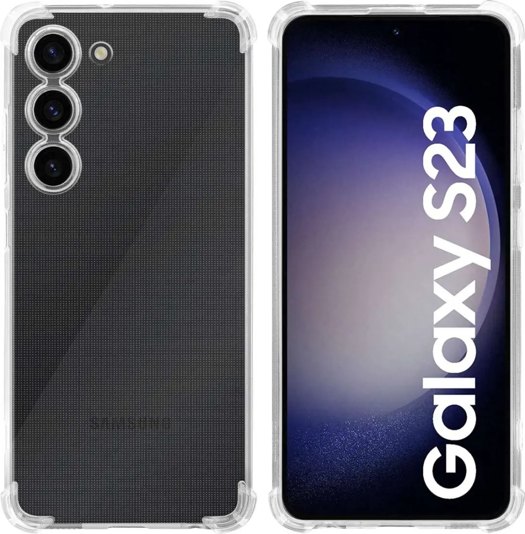 Cadorabo Hoesje geschikt voor Samsung Galaxy S23 in Doorzichtig
