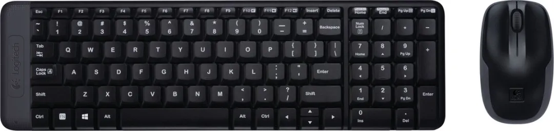 Logitech MK220 Draadloos Toetsenbord en Muis - Zwart