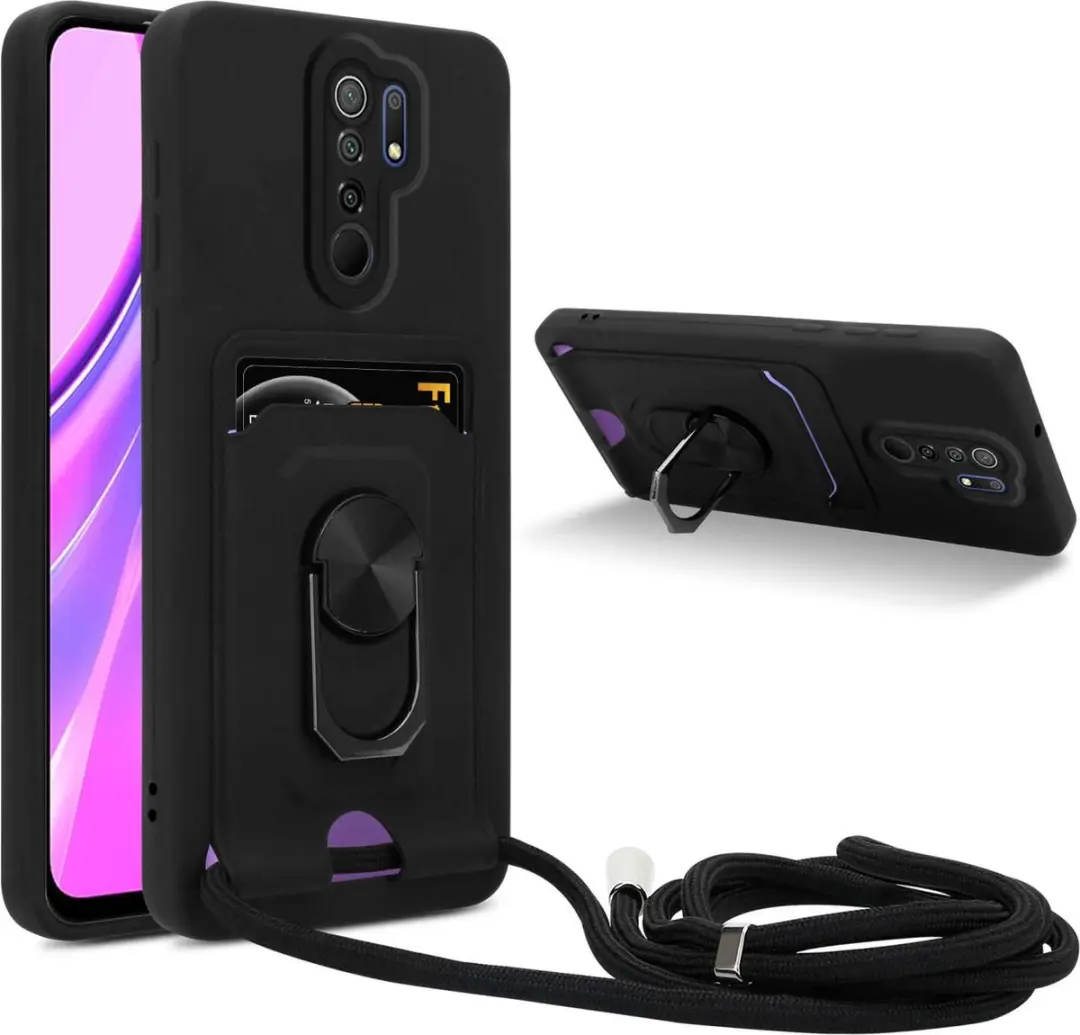 Cadorabo Telefoonketting Hoesje met standfunctie geschikt voor Xiaomi RedMi 9 in