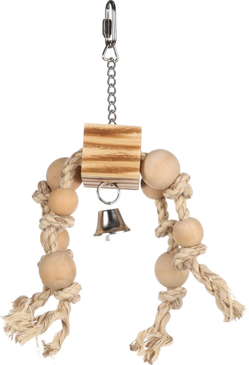 Flamingo Vogelspeelgoed BBQ Hanger 38x5x32cm Beige