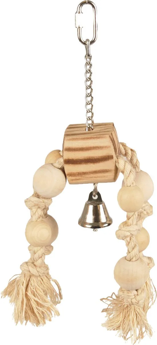 Flamingo Vogelspeelgoed BBQ Hanger 38x5x32cm Beige