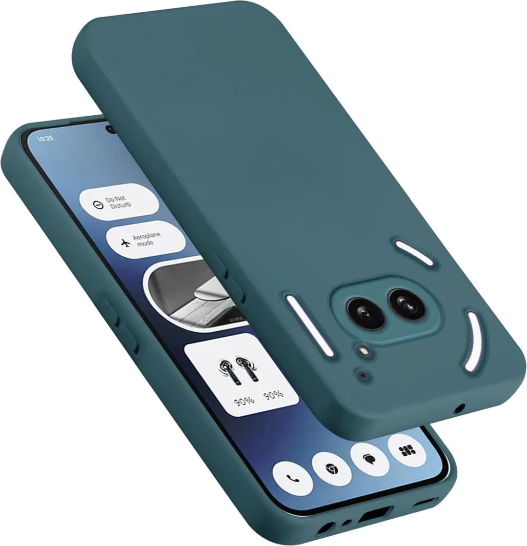 Cadorabo Hoesje geschikt voor Nothing Phone 2a in LIQUID GROEN