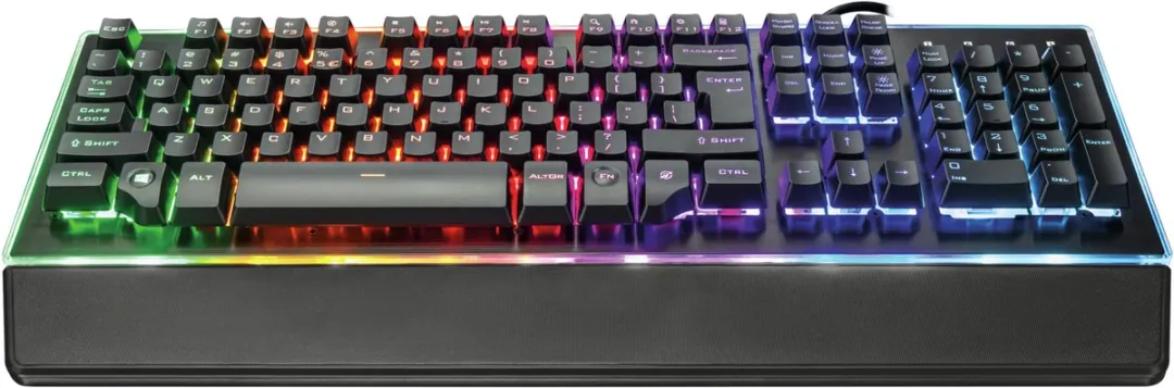 Trust GXT 860 Thura Gaming Toetsenbord - Scandinavisch - Zwart