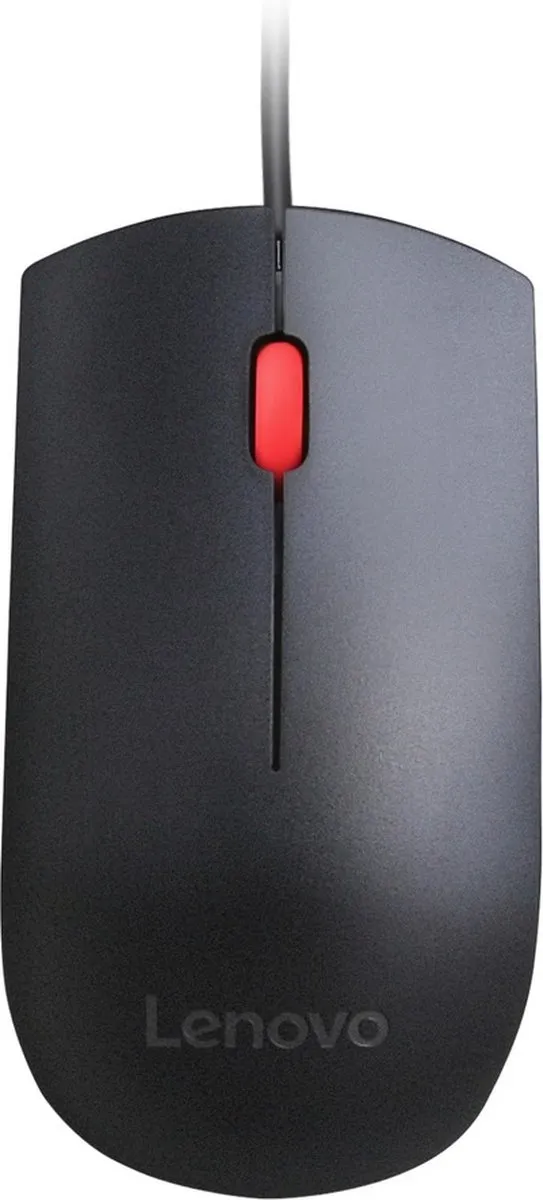 Lenovo 4Y50R20863 Muismuis - 1600 dpi - Zwart