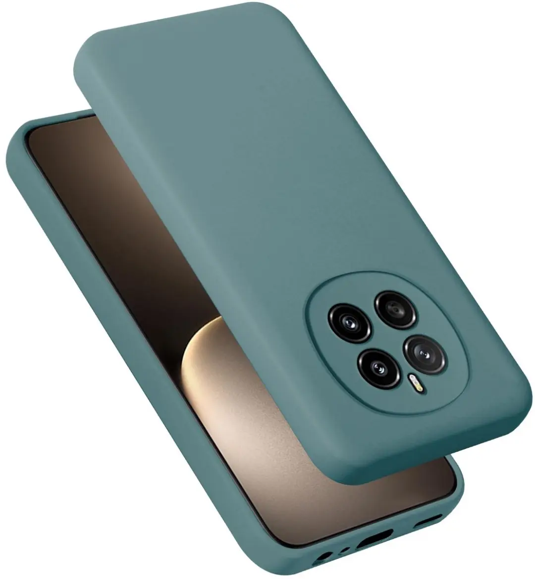 Cadorabo Hoesje geschikt voor Honor Magic 7 in LIQUID GROEN