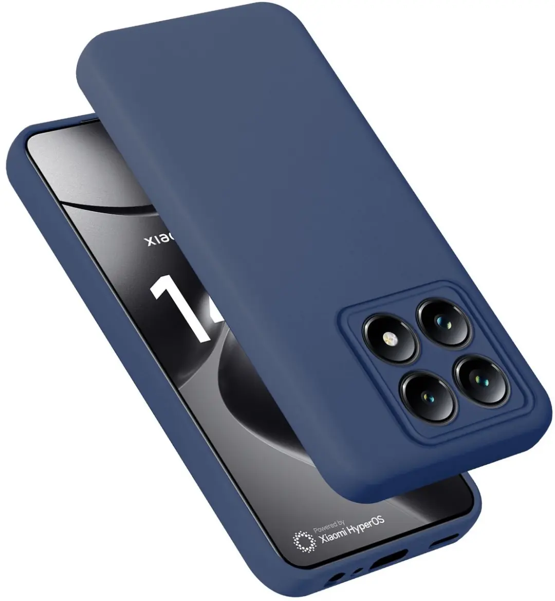 Cadorabo Hoesje geschikt voor Xiaomi 14T Pro in LIQUID BLAUW