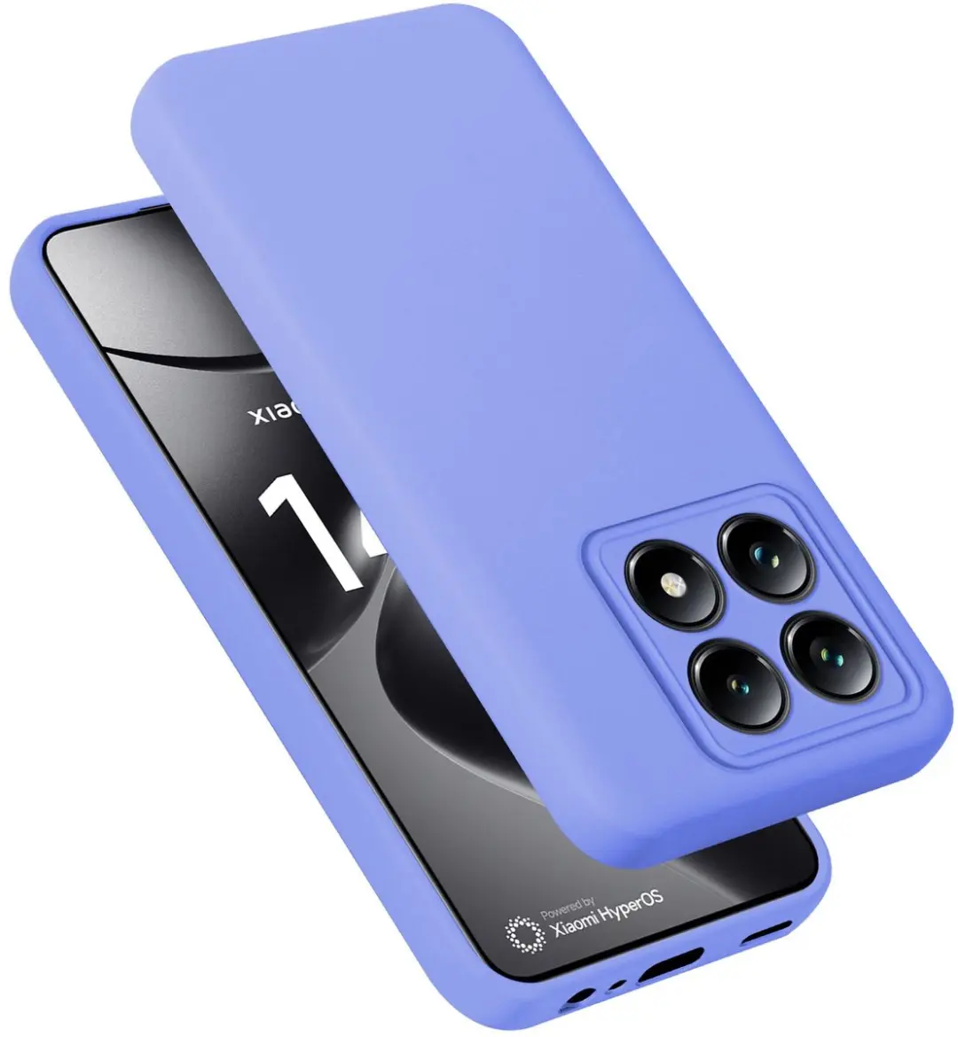 Cadorabo Hoesje geschikt voor Xiaomi 14T Pro in LIQUID LICHT PAARS