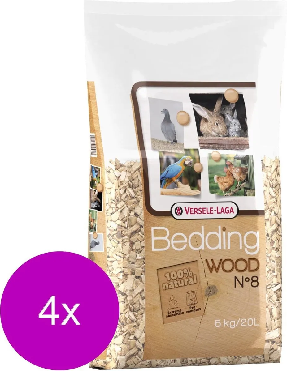 Versele-Laga Vogelbodembedekking Beukenhout No. 8 - 20 kg