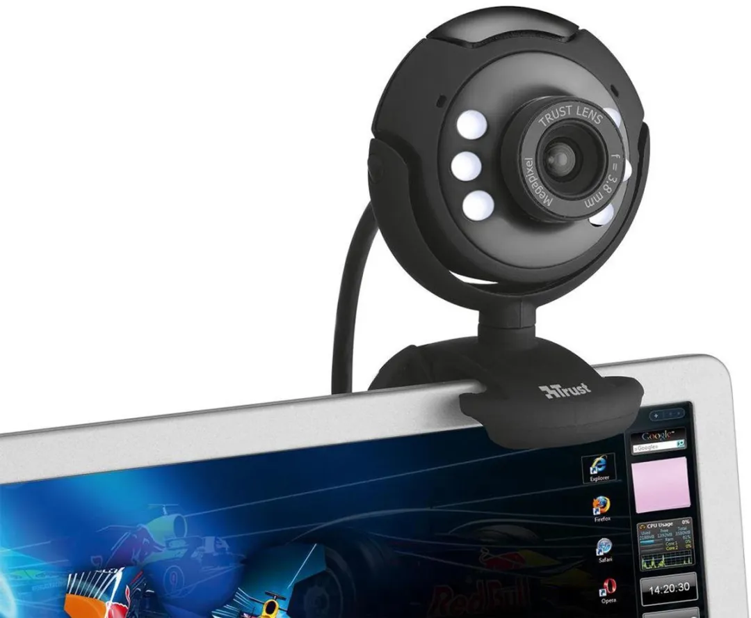 Trust Spotlight Pro Webcam - 640x480 - Zwart - afbeelding 6 van 6