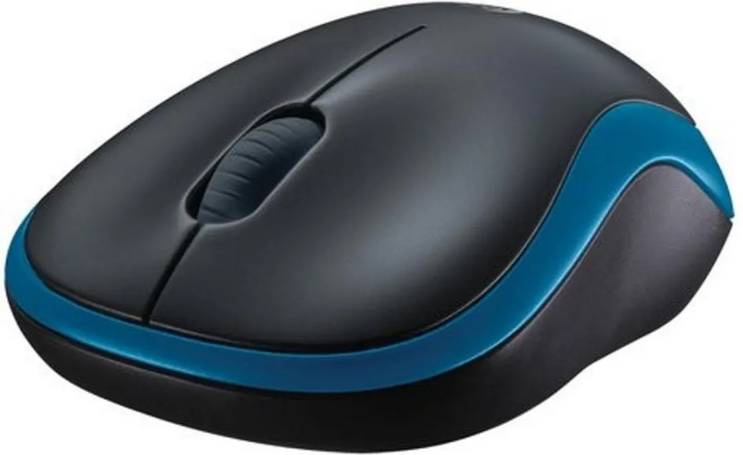 Logitech M185 Draadloze Muis - Blauw