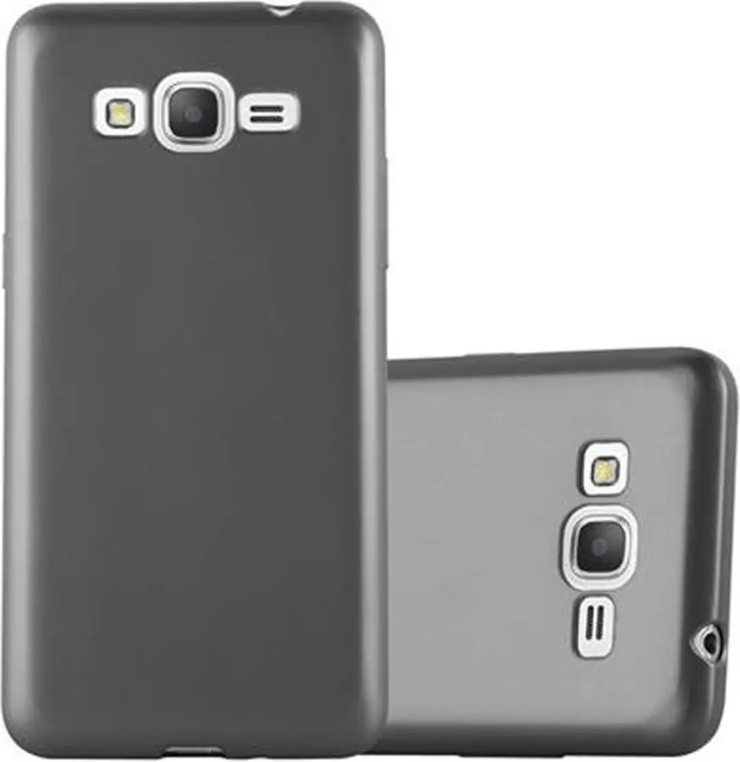 Cadorabo Hoesje geschikt voor Samsung Galaxy GRAND PRIME in METALLIC GRIJS