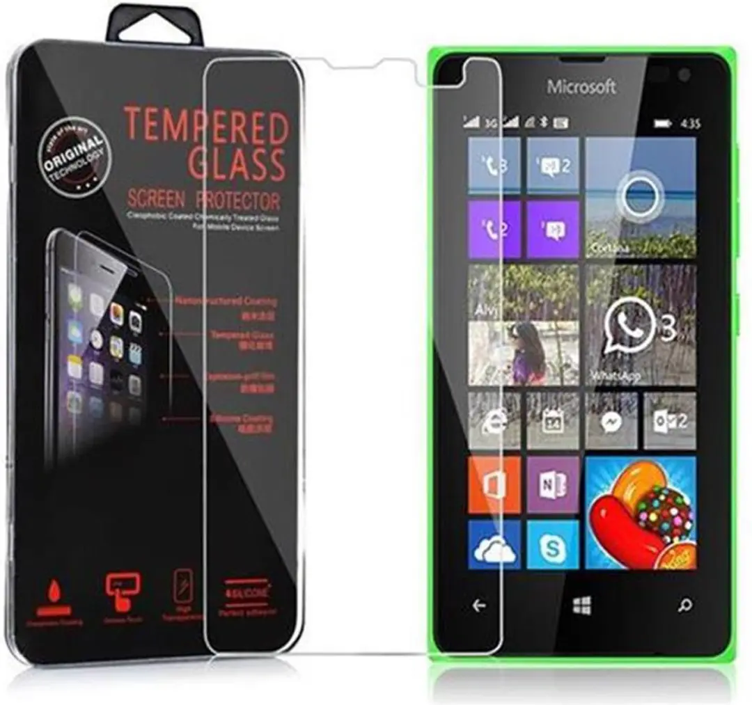 Cadorabo Screenprotector geschikt voor Nokia Lumia 435
