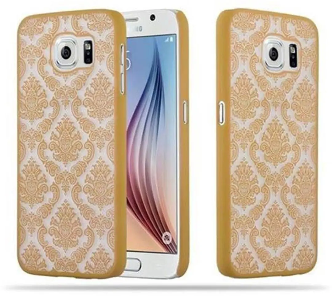 Cadorabo Hoesje geschikt voor Samsung Galaxy S6 in GOUD