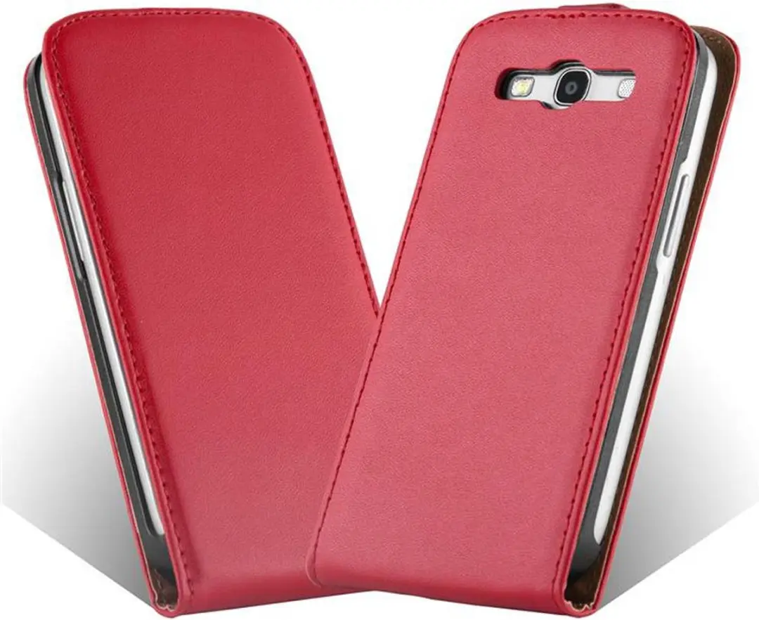 Cadorabo Hoesje geschikt voor Samsung Galaxy A3 2015 in CHILI ROOD