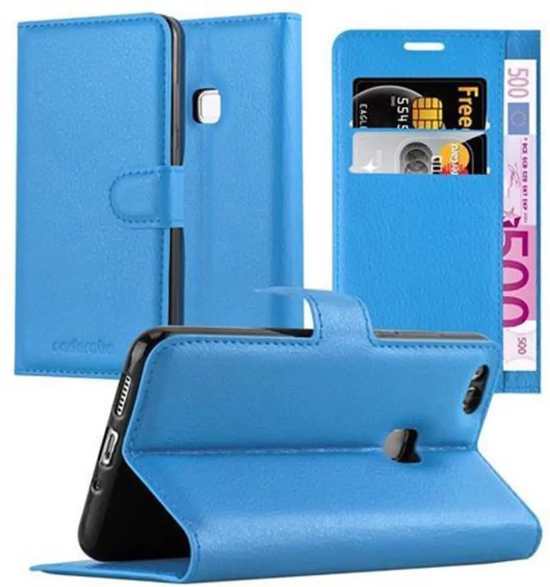 Cadorabo Hoesje geschikt voor Huawei P10 LITE in PASTEL BLAUW