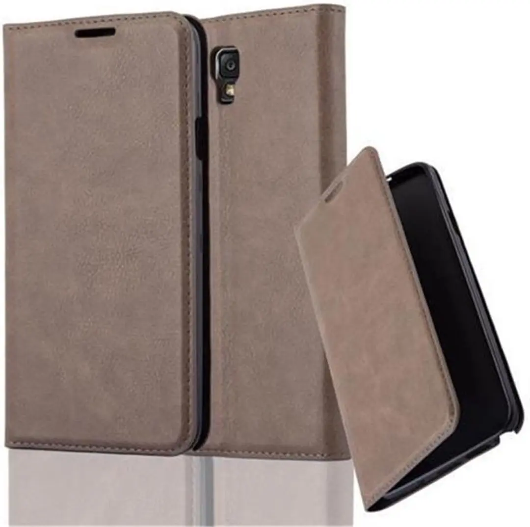 Cadorabo Hoesje geschikt voor Samsung Galaxy NOTE 3 NEO in KOFFIE BRUIN