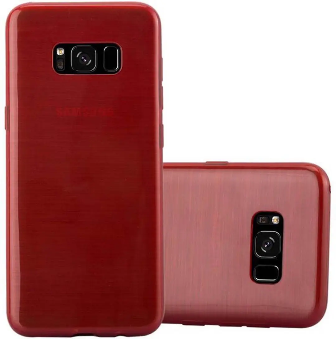 Cadorabo Hoesje geschikt voor Samsung Galaxy S8 in ROOD