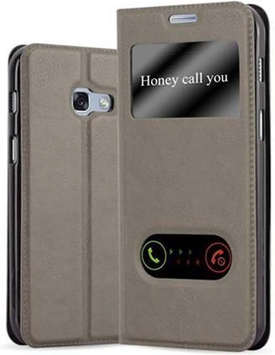 Cadorabo Hoesje geschikt voor Samsung Galaxy A5 2017 in STEEN BRUIN
