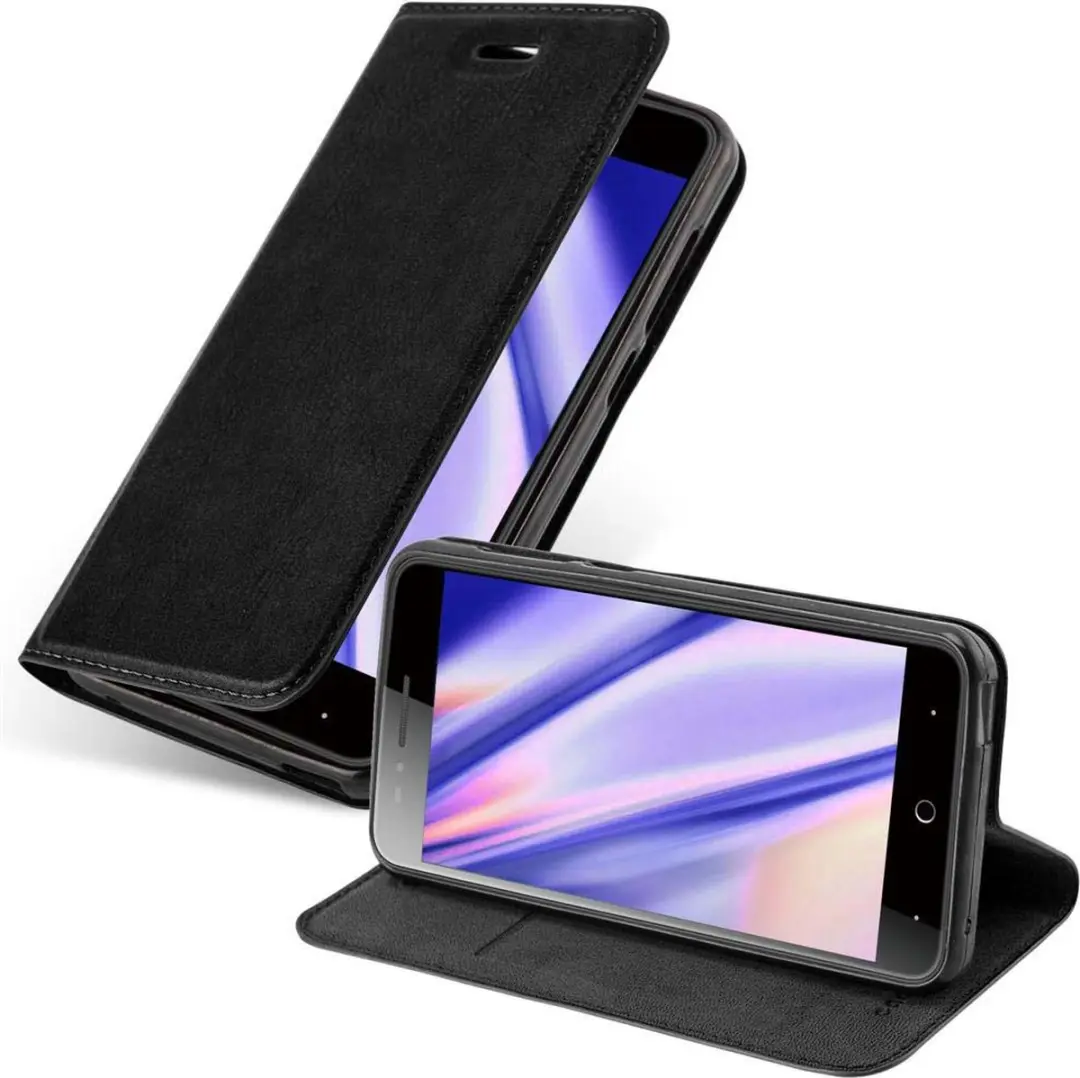 Cadorabo Hoesje geschikt voor ZTE Blade A612 in ZWARTE NACHT