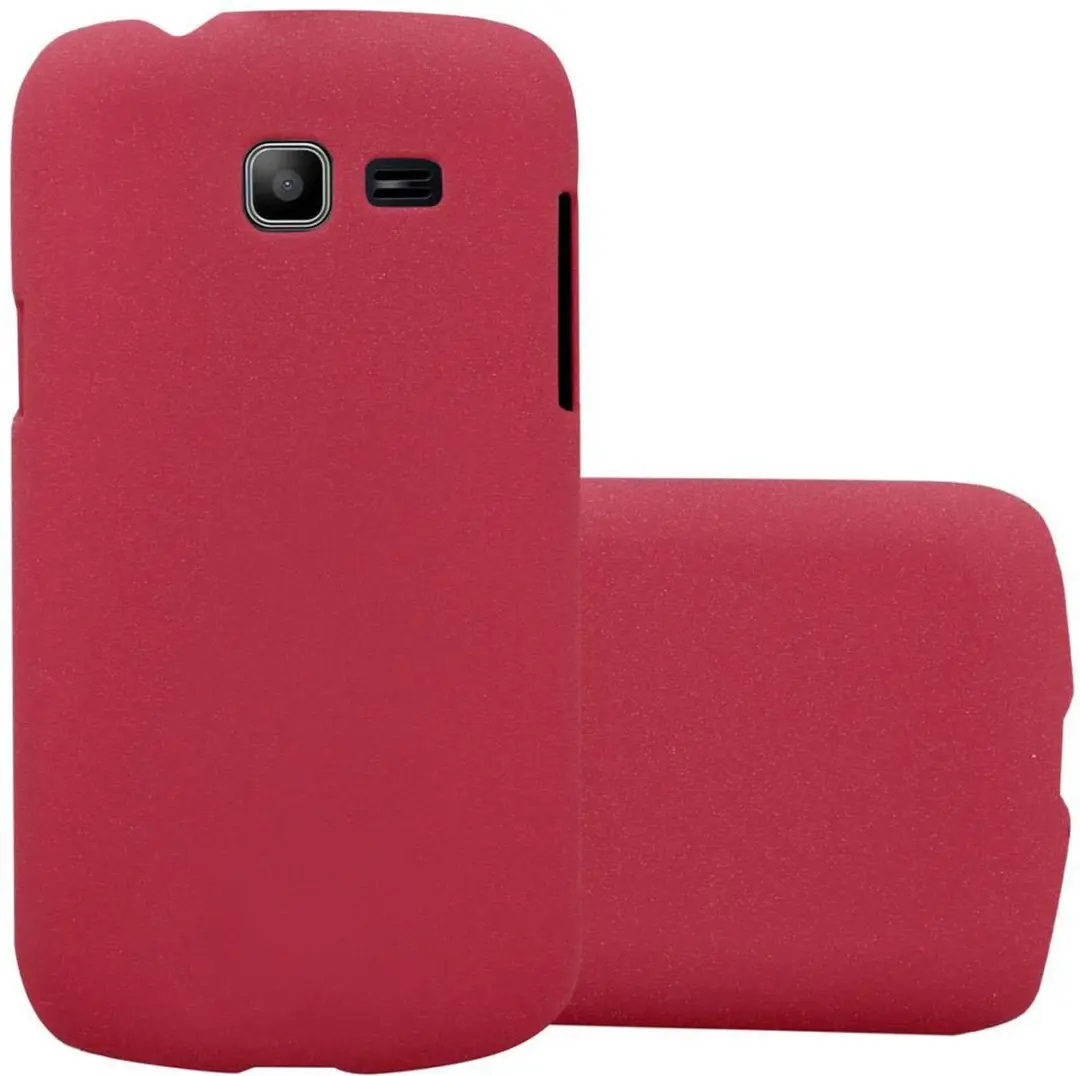 Cadorabo Hoesje geschikt voor Samsung Galaxy TREND LITE in FROSTY ROOD