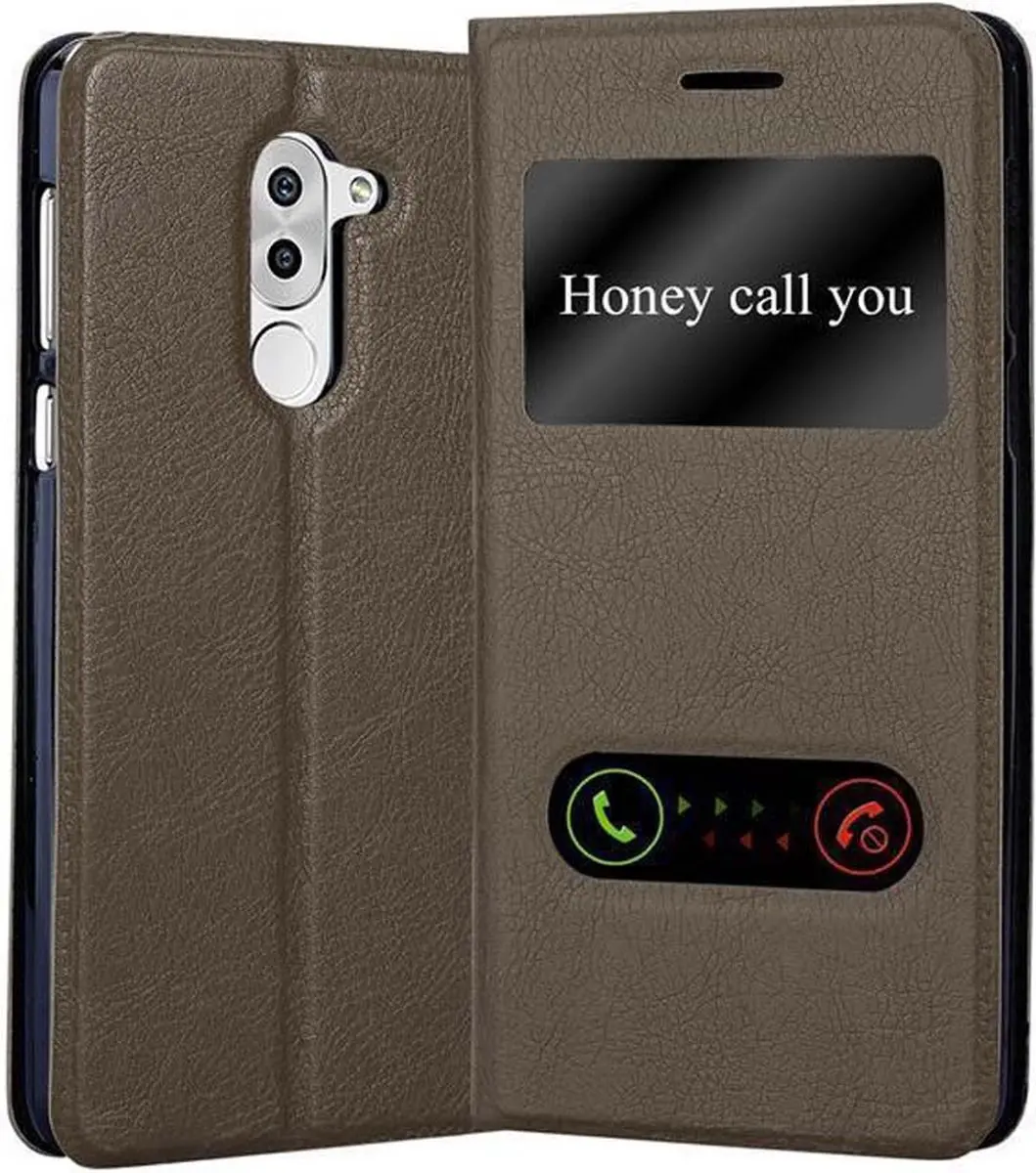 Cadorabo Hoesje geschikt voor Huawei MATE 9 LITE / GR5 2017 / Honor 6X in STEEN
