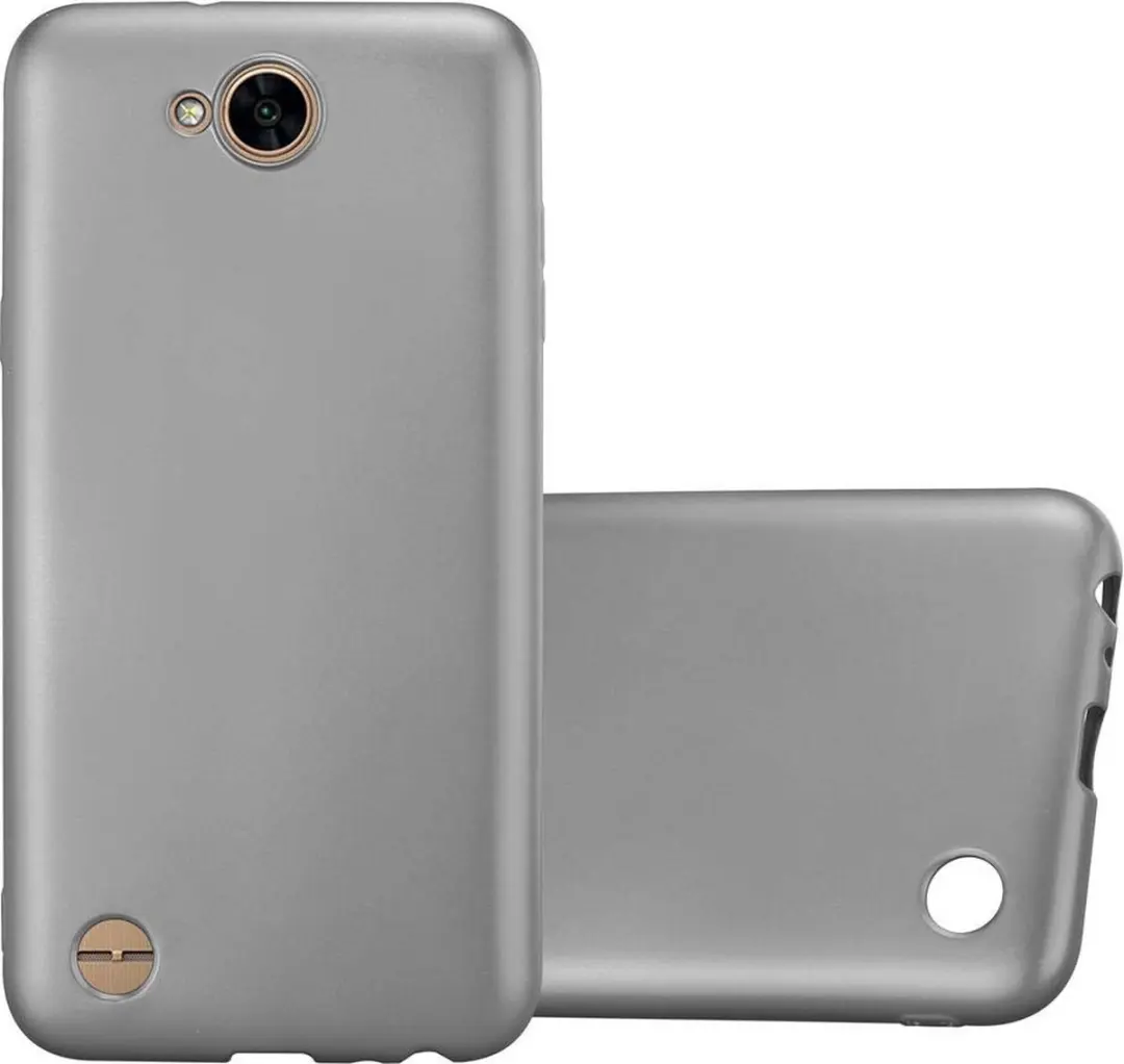 Cadorabo Hoesje geschikt voor LG X POWER 2 in METALLIC GRIJS