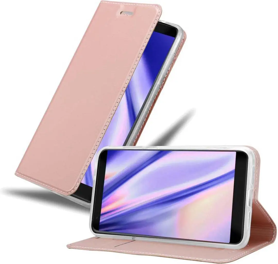 Cadorabo Hoesje geschikt voor ZTE Blade V9 in CLASSY ROSE GOUD