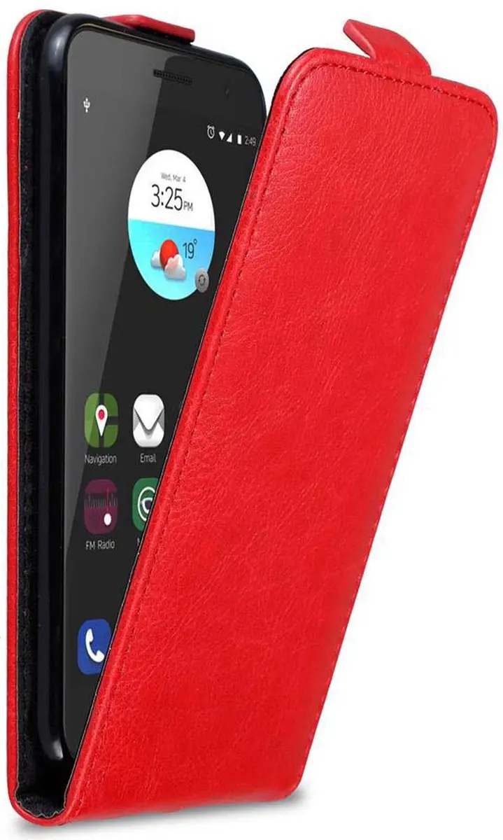 Cadorabo Hoesje geschikt voor ZTE Blade V7 in APPEL ROOD