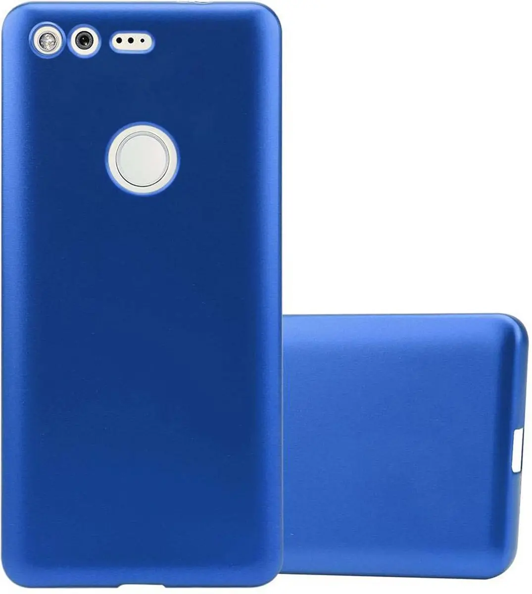 Cadorabo Hoesje geschikt voor Google PIXEL in METAAL BLAUW