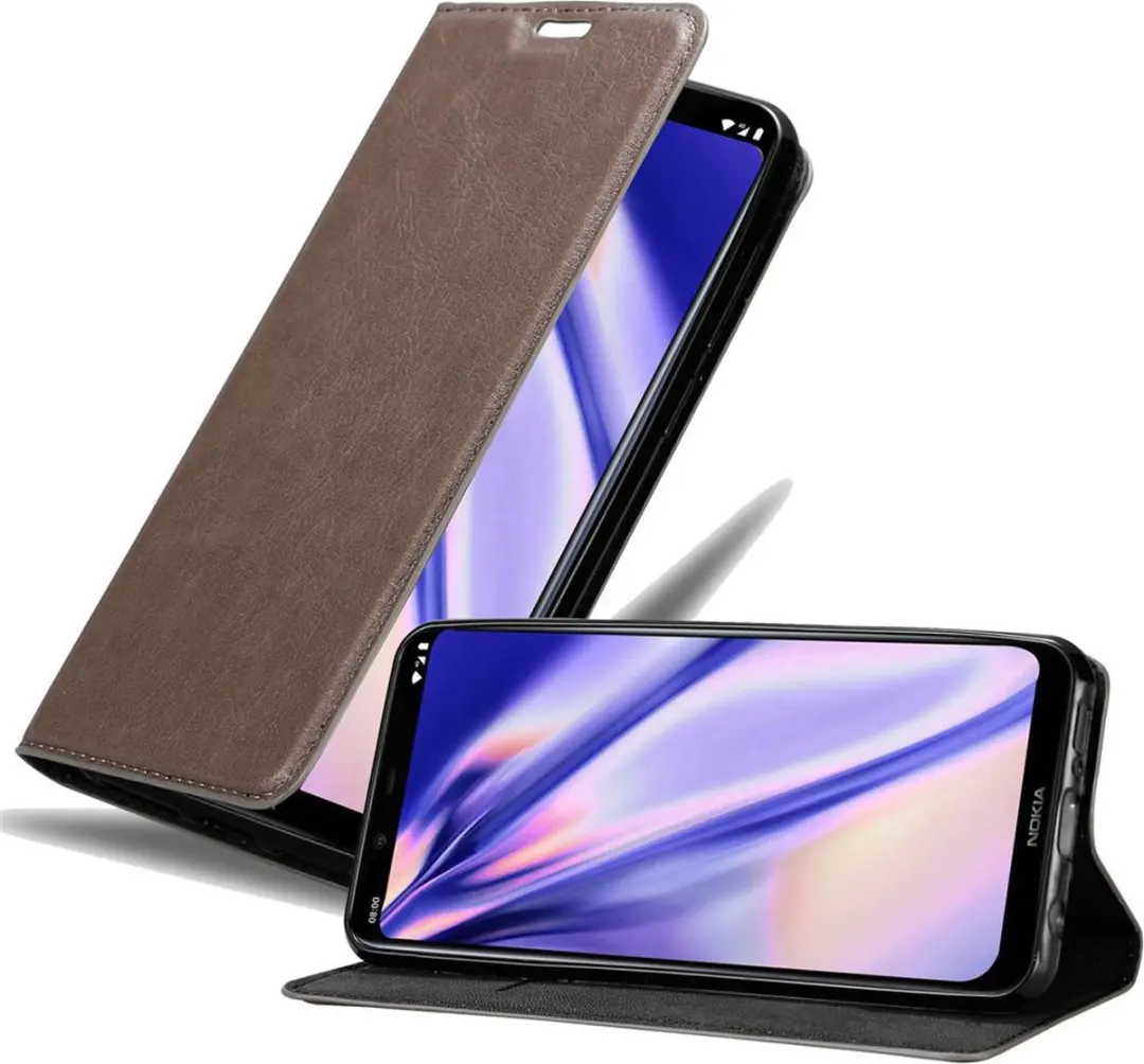 Cadorabo Hoesje geschikt voor Nokia 8.1 in KOFFIE BRUIN