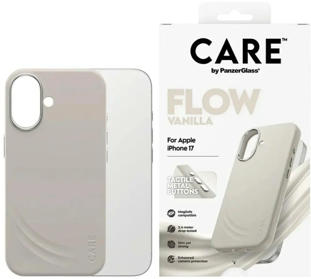 PanzerGlass Feature Flow Hoesje iPhone 17 MagSafe - Beige - afbeelding 2 van 6