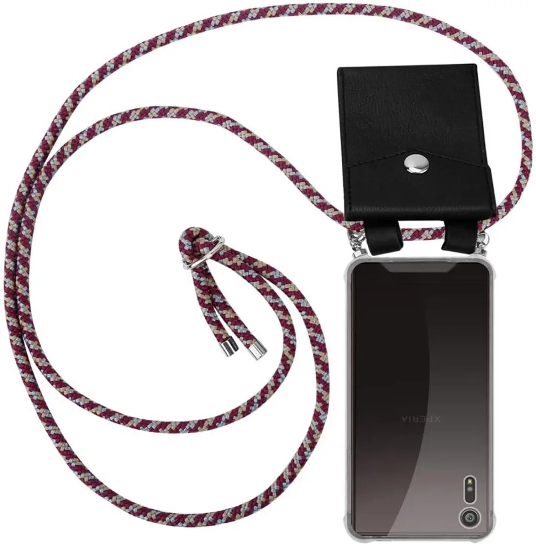 Cadorabo Hoesje geschikt voor Sony Xperia XZ / XZs in ROOD GEEL WIT