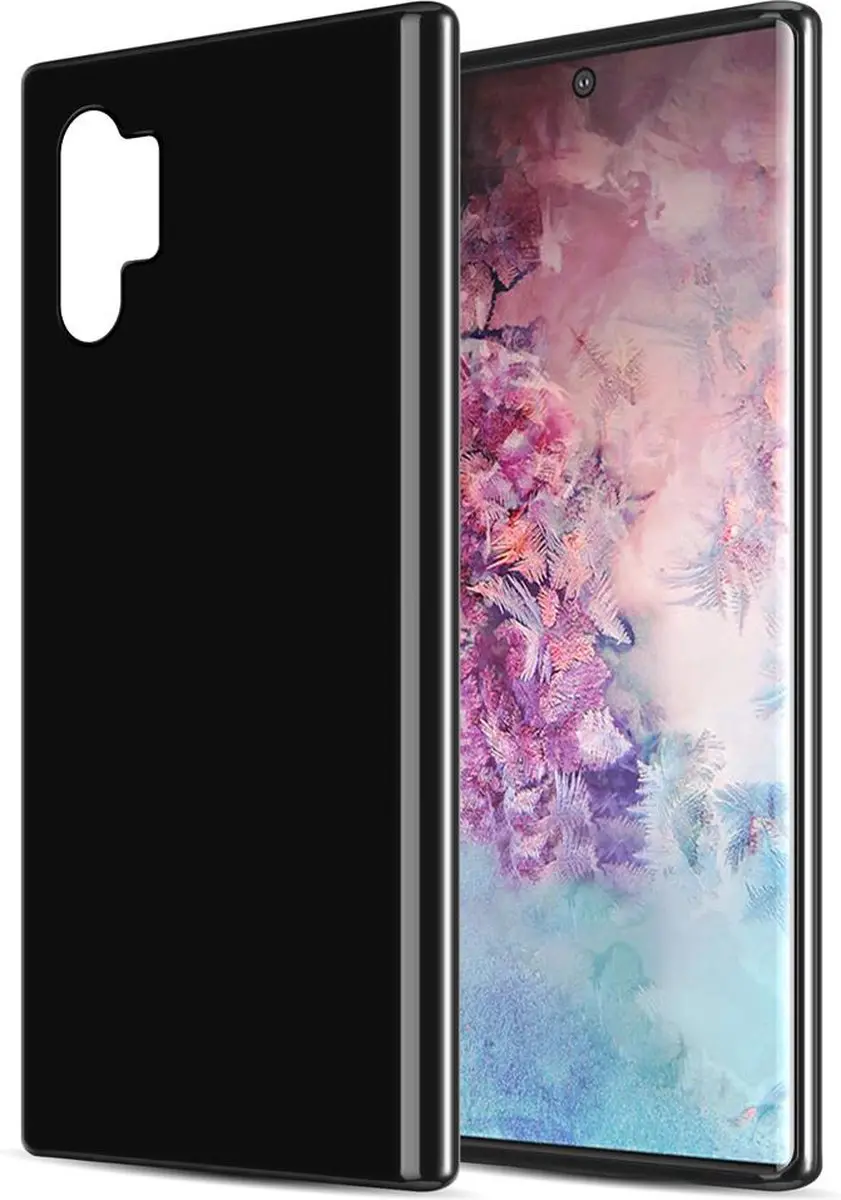 Cadorabo Hoesje geschikt voor Samsung Galaxy NOTE 10 PLUS in ZWART