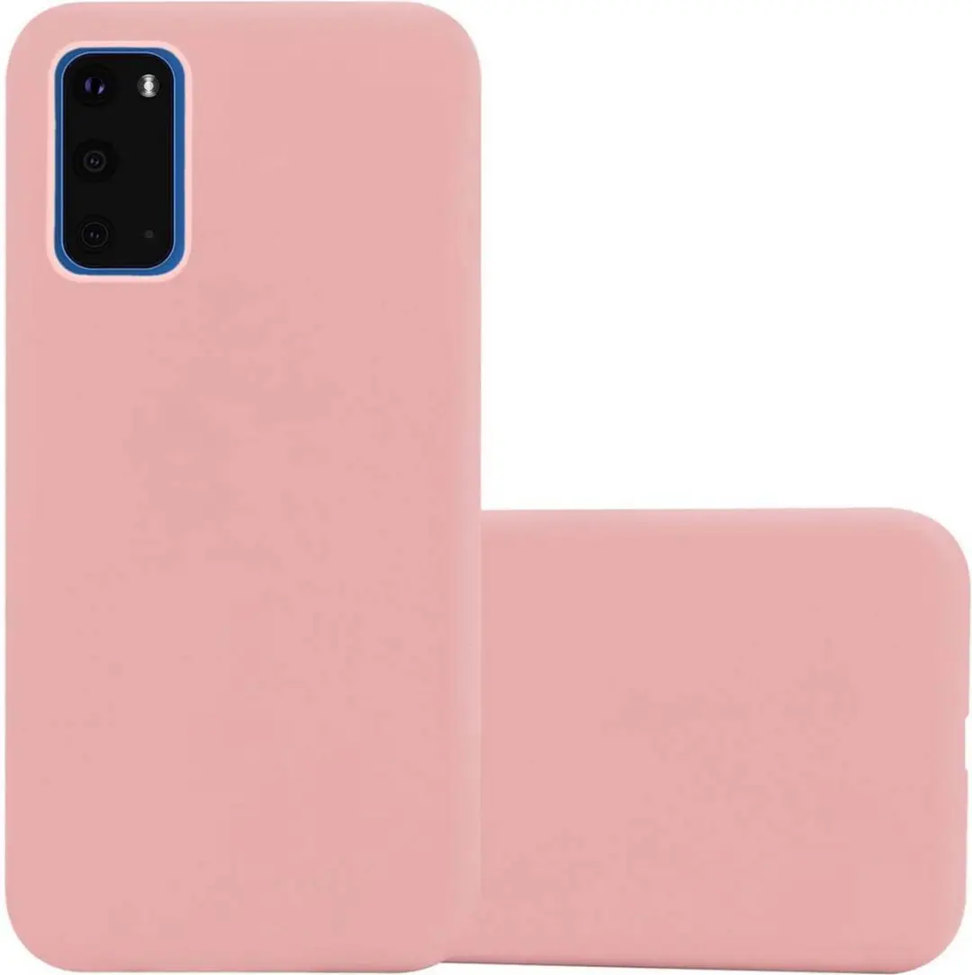 Cadorabo Hoesje geschikt voor Samsung Galaxy S20 in CANDY ROZE
