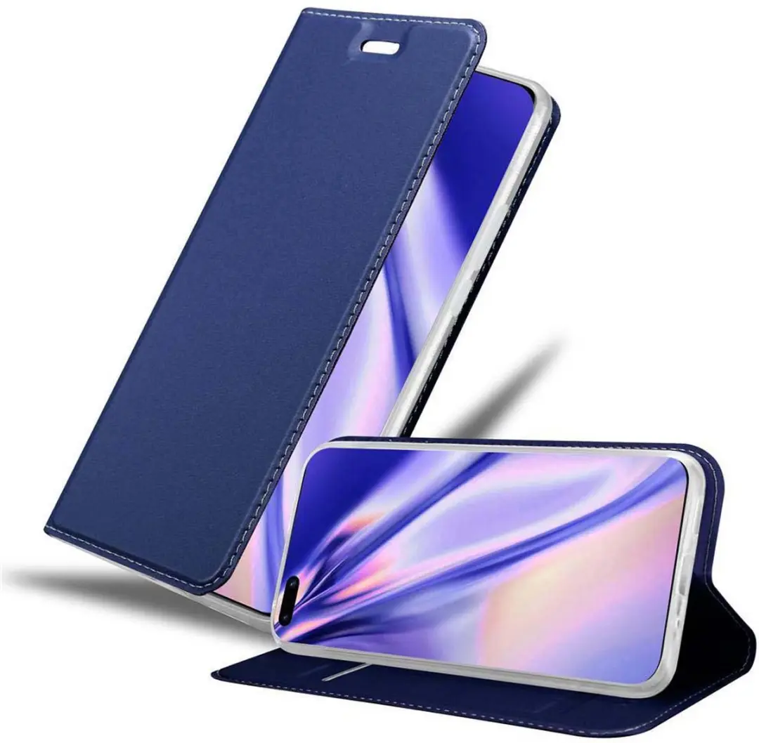 Cadorabo Hoesje geschikt voor Huawei P40 PRO / P40 PRO+ in CLASSY DONKER BLAUW