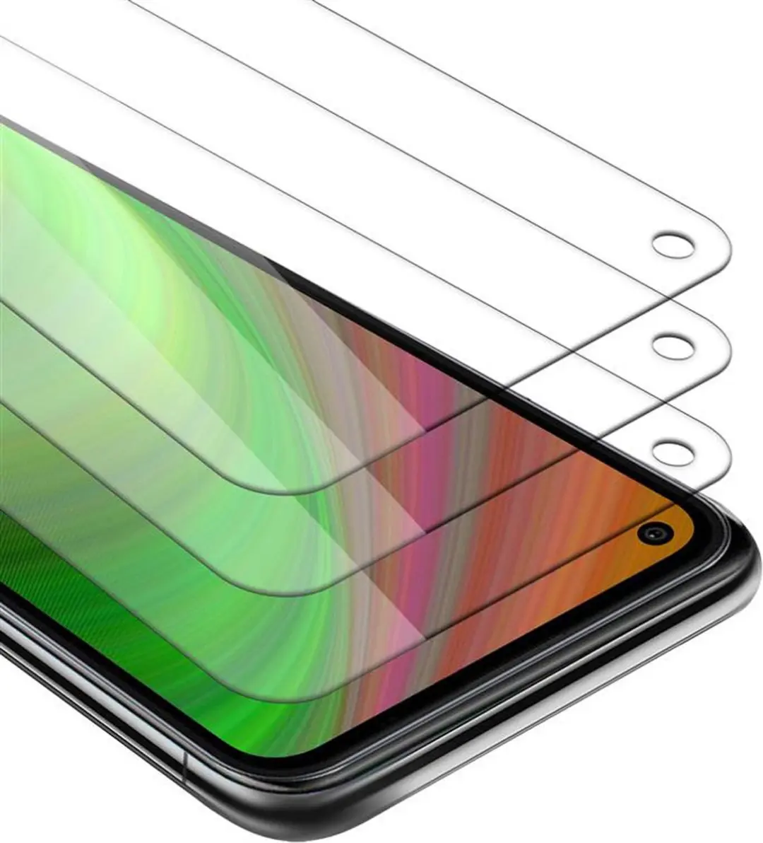 Cadorabo 3x Screenprotector geschikt voor LG K61
