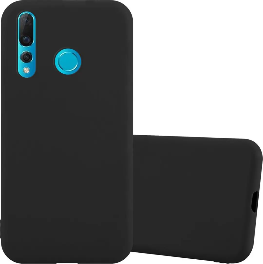Cadorabo Hoesje geschikt voor Huawei NOVA 4 in CANDY ZWART