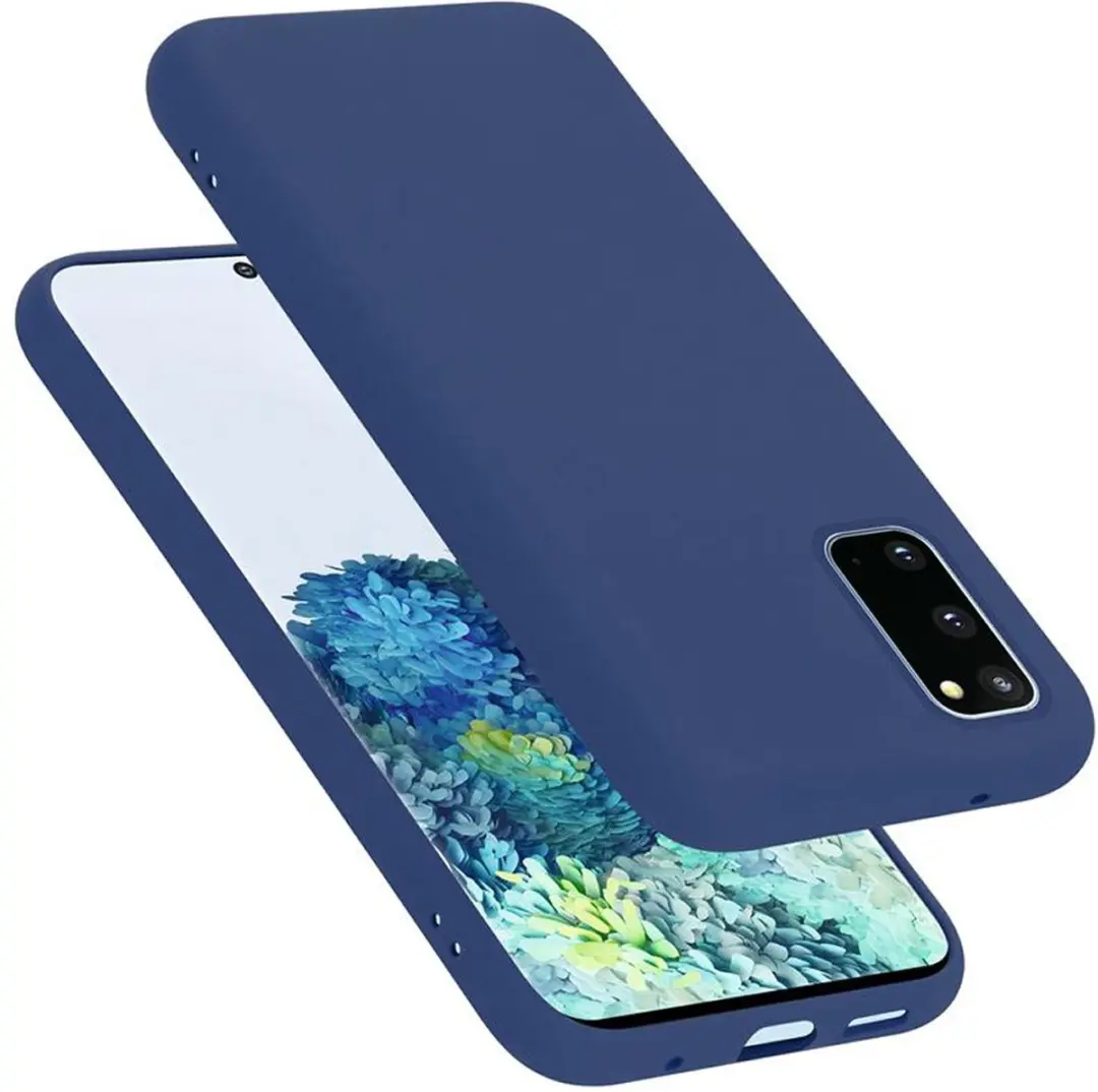 Cadorabo Hoesje geschikt voor Samsung Galaxy S20 in LIQUID BLAUW
