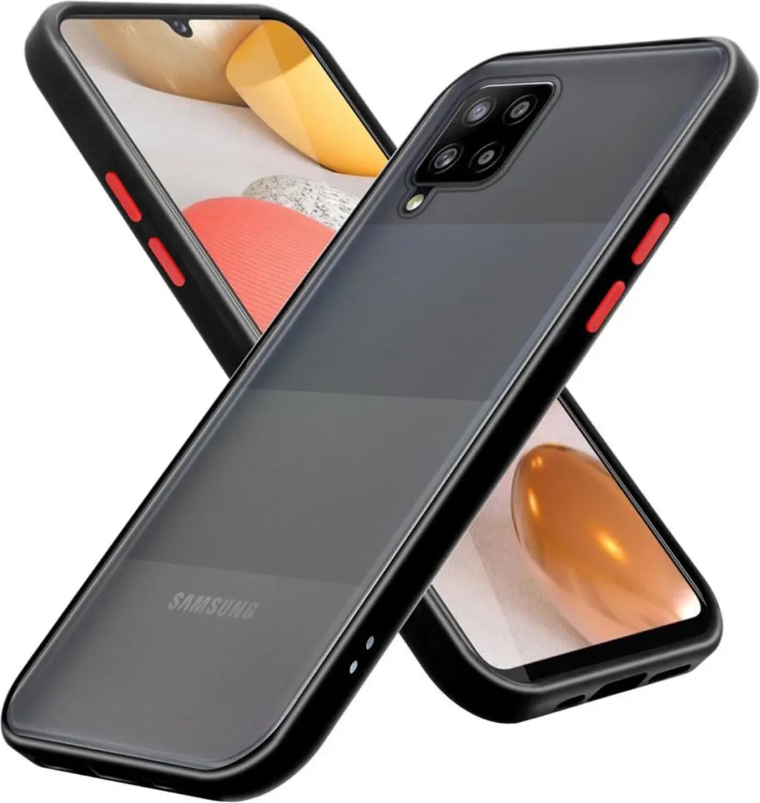 Cadorabo Hoesje geschikt voor Samsung Galaxy A42 5G / M42 5G in Mat Zwart
