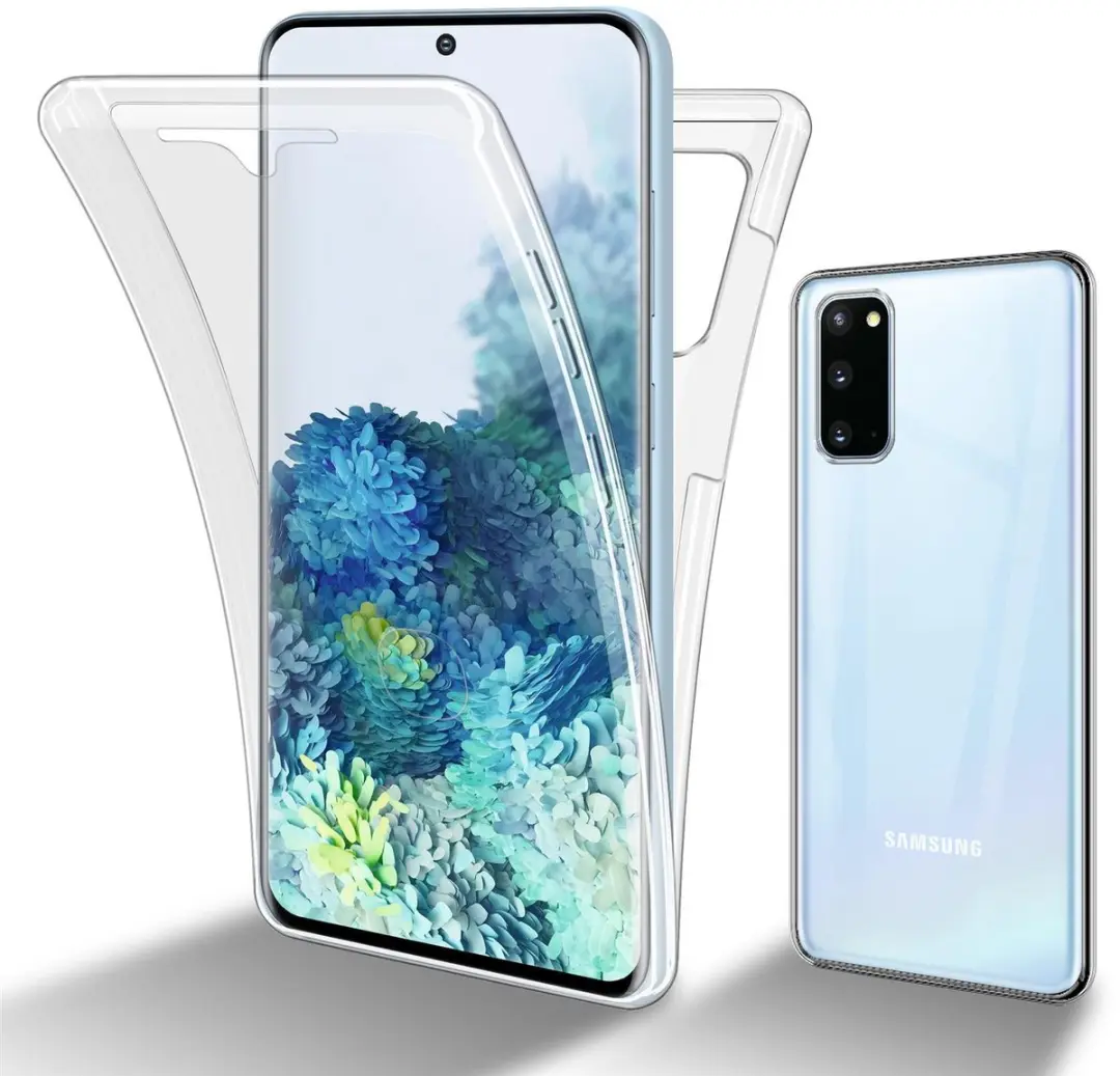 Cadorabo Hoesje geschikt voor Samsung Galaxy S20 in TRANSPARANT
