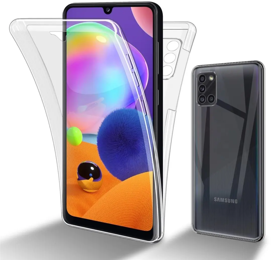Cadorabo Hoesje geschikt voor Samsung Galaxy A31 in TRANSPARANT