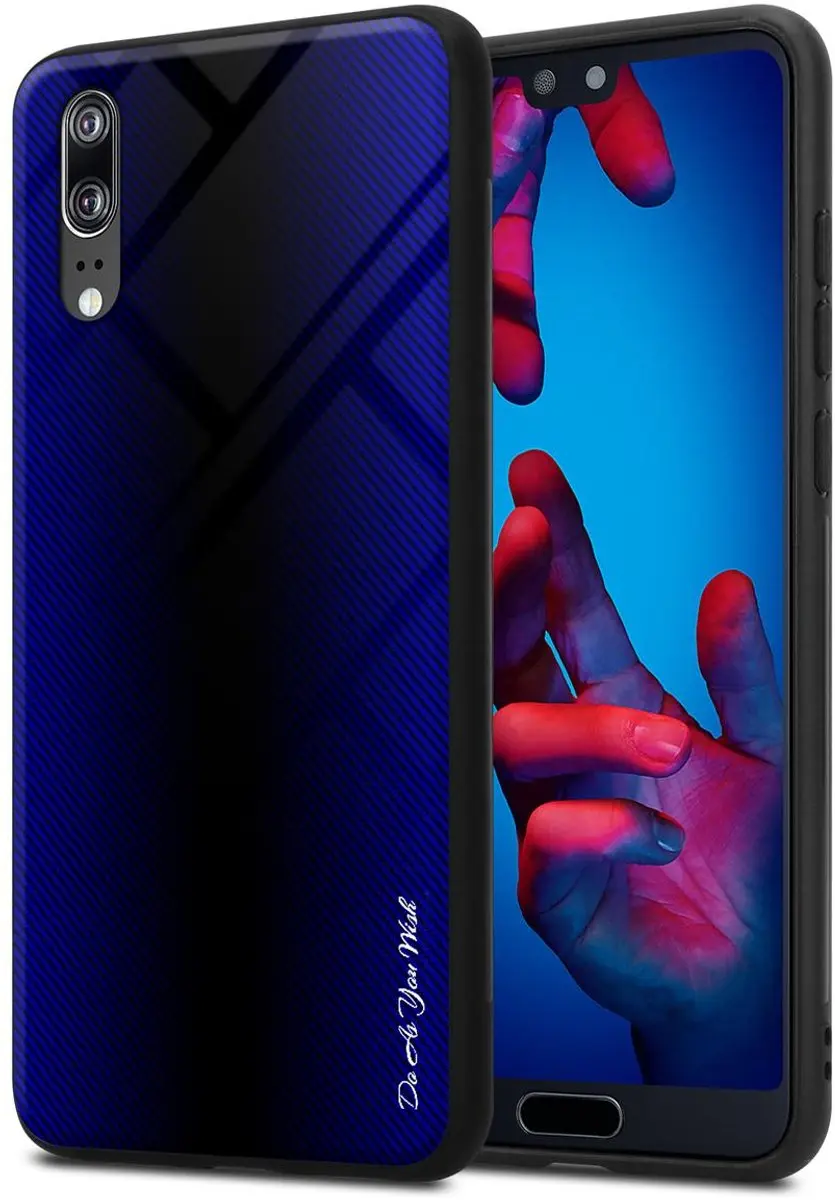 Cadorabo Hoesje geschikt voor Huawei P20 in KOBALT PAARS