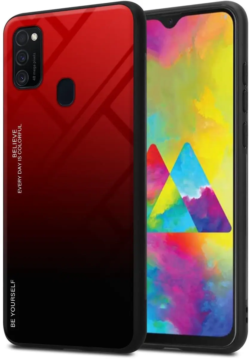 Cadorabo Hoesje geschikt voor Samsung Galaxy M21 / M30s in ROOD
