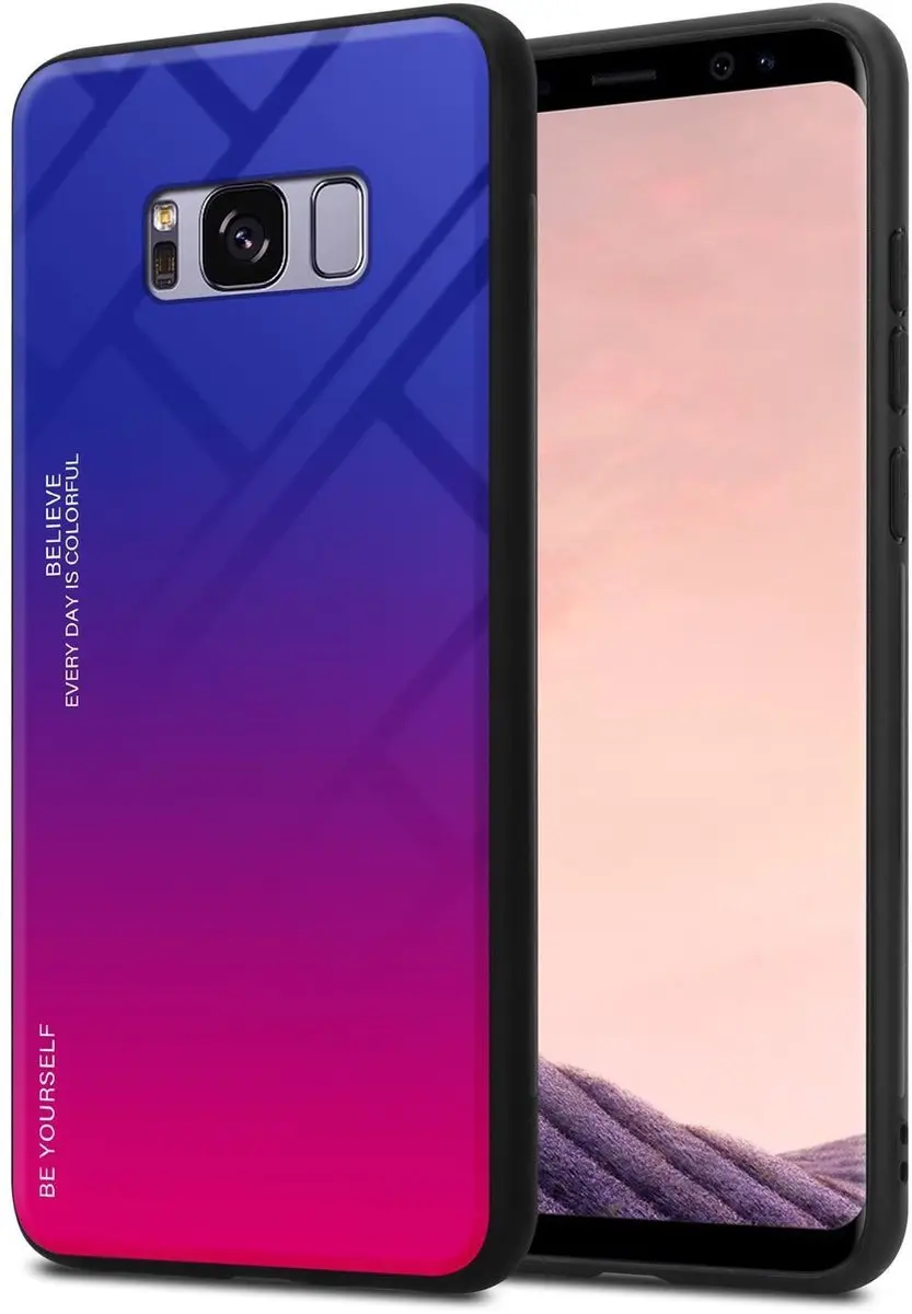 Cadorabo Hoesje geschikt voor Samsung Galaxy S8 PLUS in PAARS