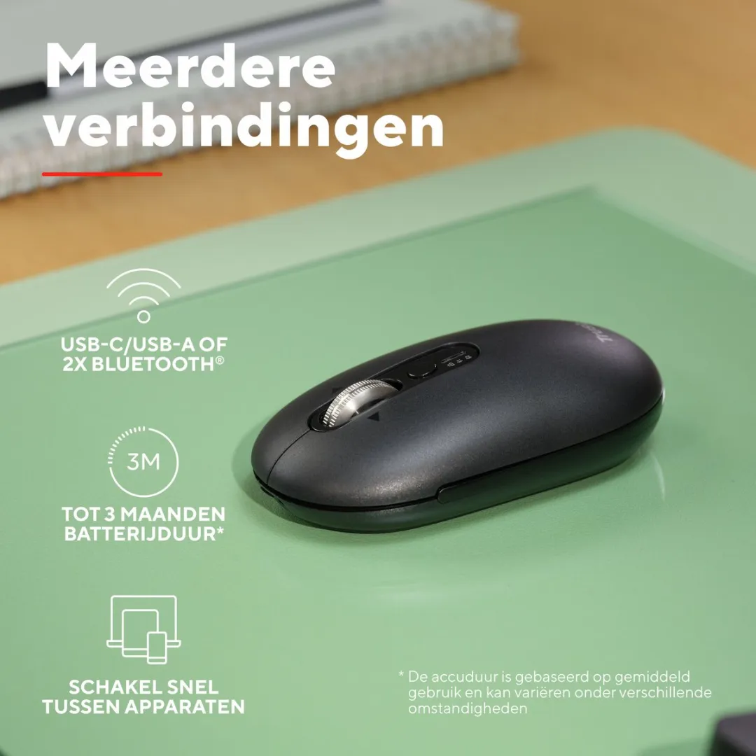 Trust Seron Slanke Hyperscrolmuis 26018 - Zwart