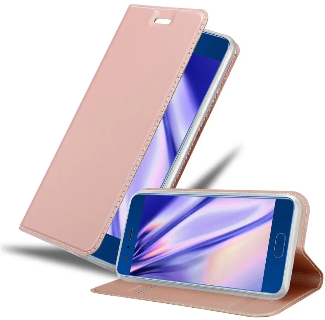 Cadorabo Hoesje geschikt voor Honor 9 in CLASSY ROSE GOUD