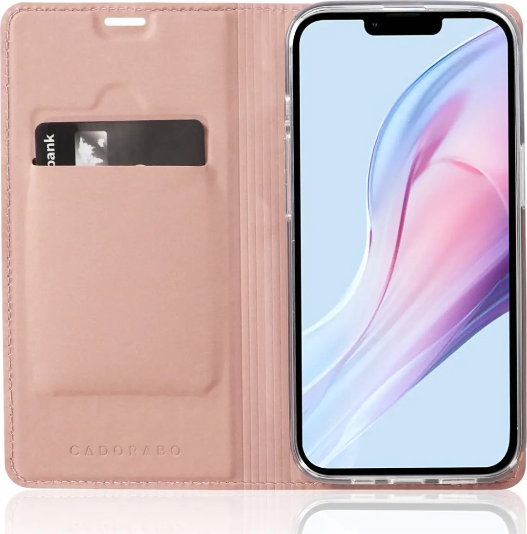 Cadorabo Hoesje geschikt voor Apple iPhone 13 MINI in CLASSY ROSE GOUD