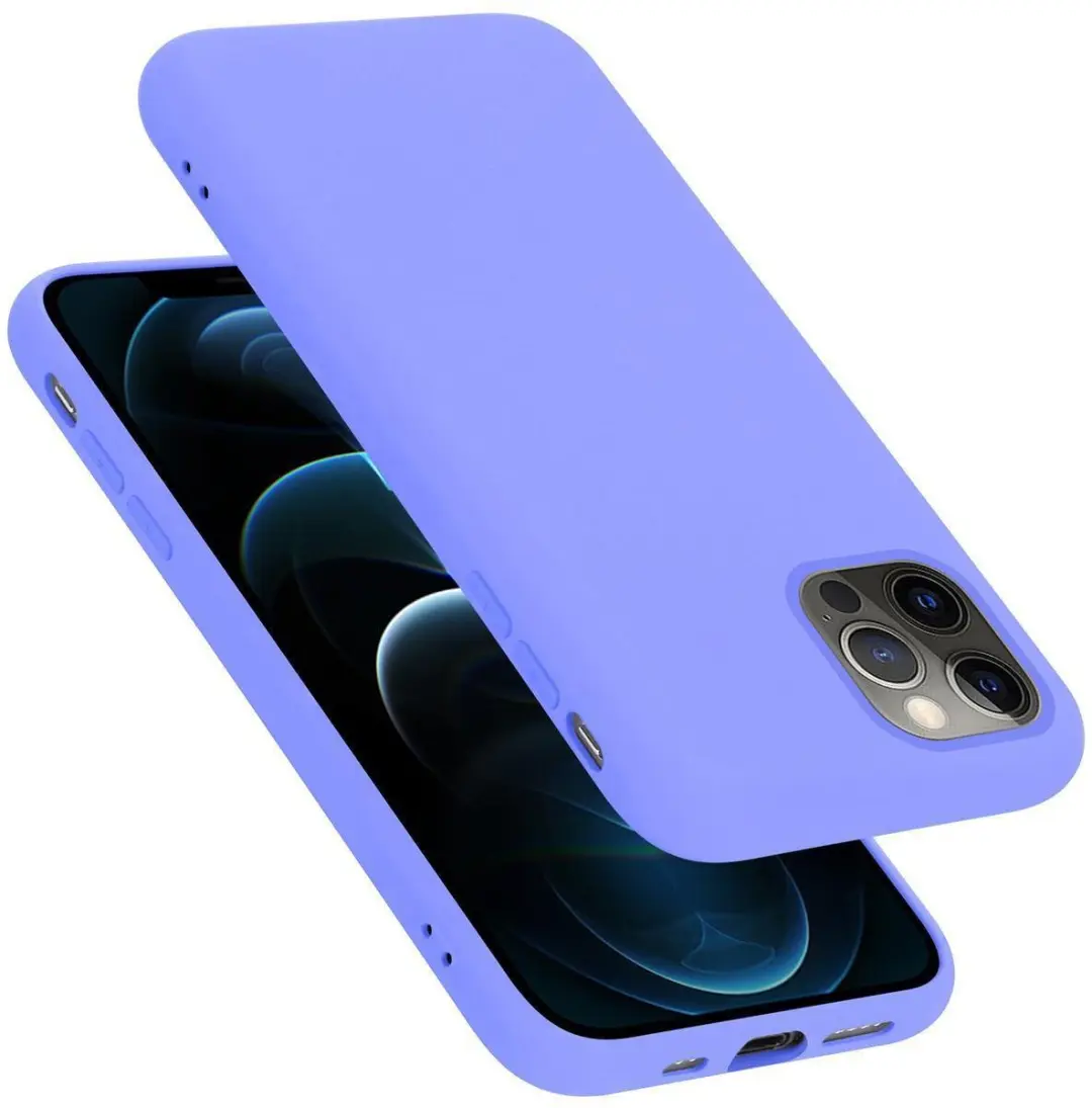 Cadorabo Hoesje geschikt voor Apple iPhone 13 MINI in LIQUID LICHT PAARS