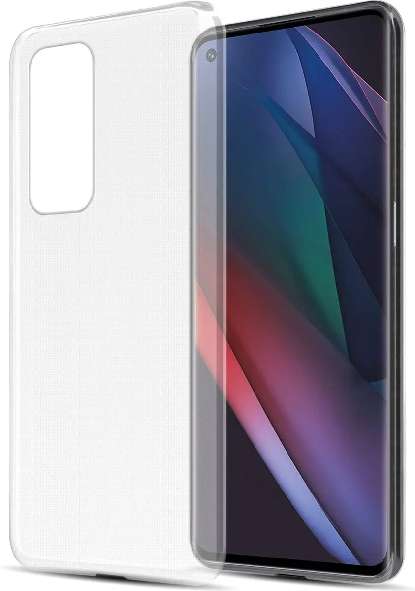 Cadorabo Hoesje geschikt voor Oppo FIND X3 NEO in VOLLEDIG TRANSPARANT