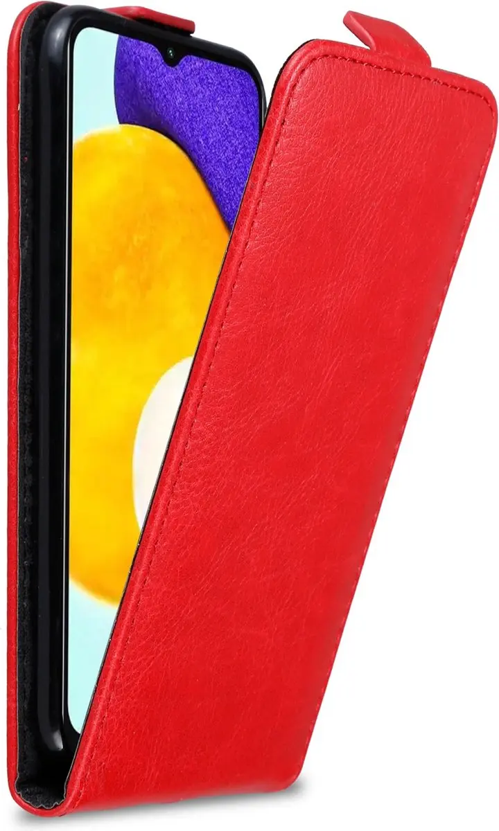 Cadorabo Hoesje geschikt voor Samsung Galaxy A13 5G in APPEL ROOD